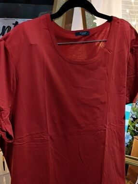 Studio 1886 Rust Short Sleeve Scoop Neck Tee